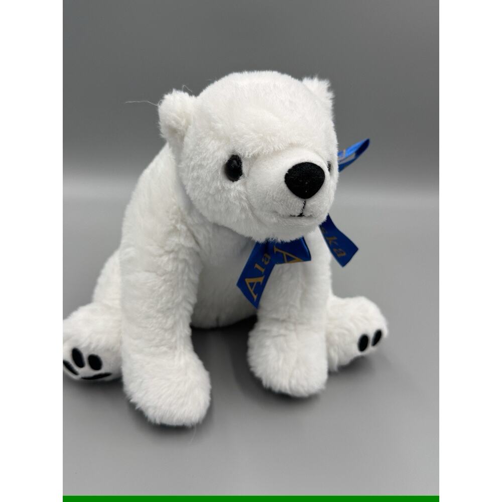 Wishpets CLANCY White Polar Bear Plush 9” Stuffed Animal 2015